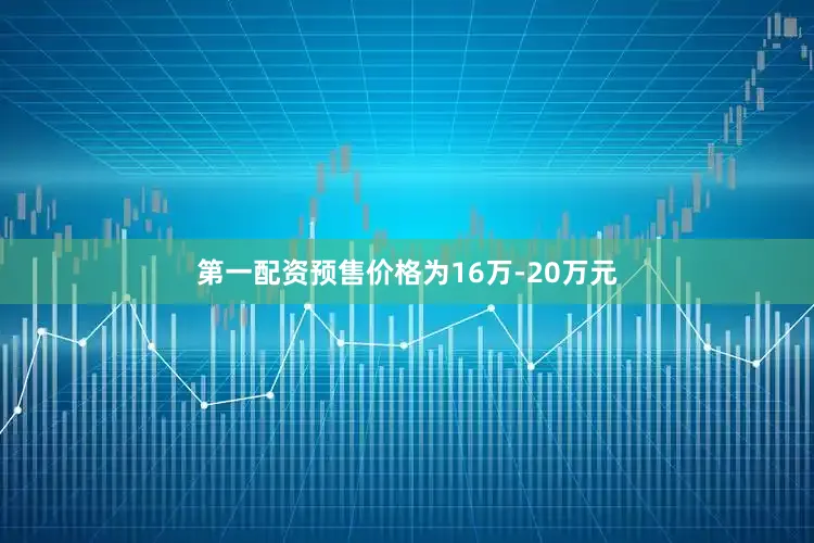 第一配资预售价格为16万-20万元